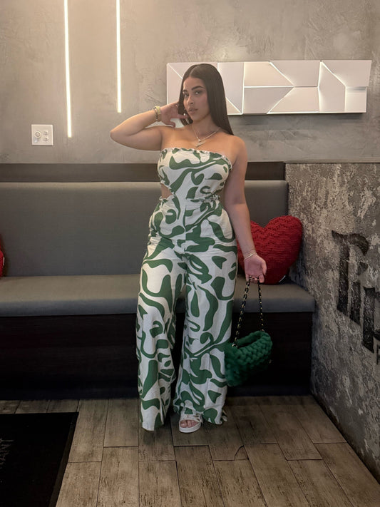 Tube Green Jumpsuit π