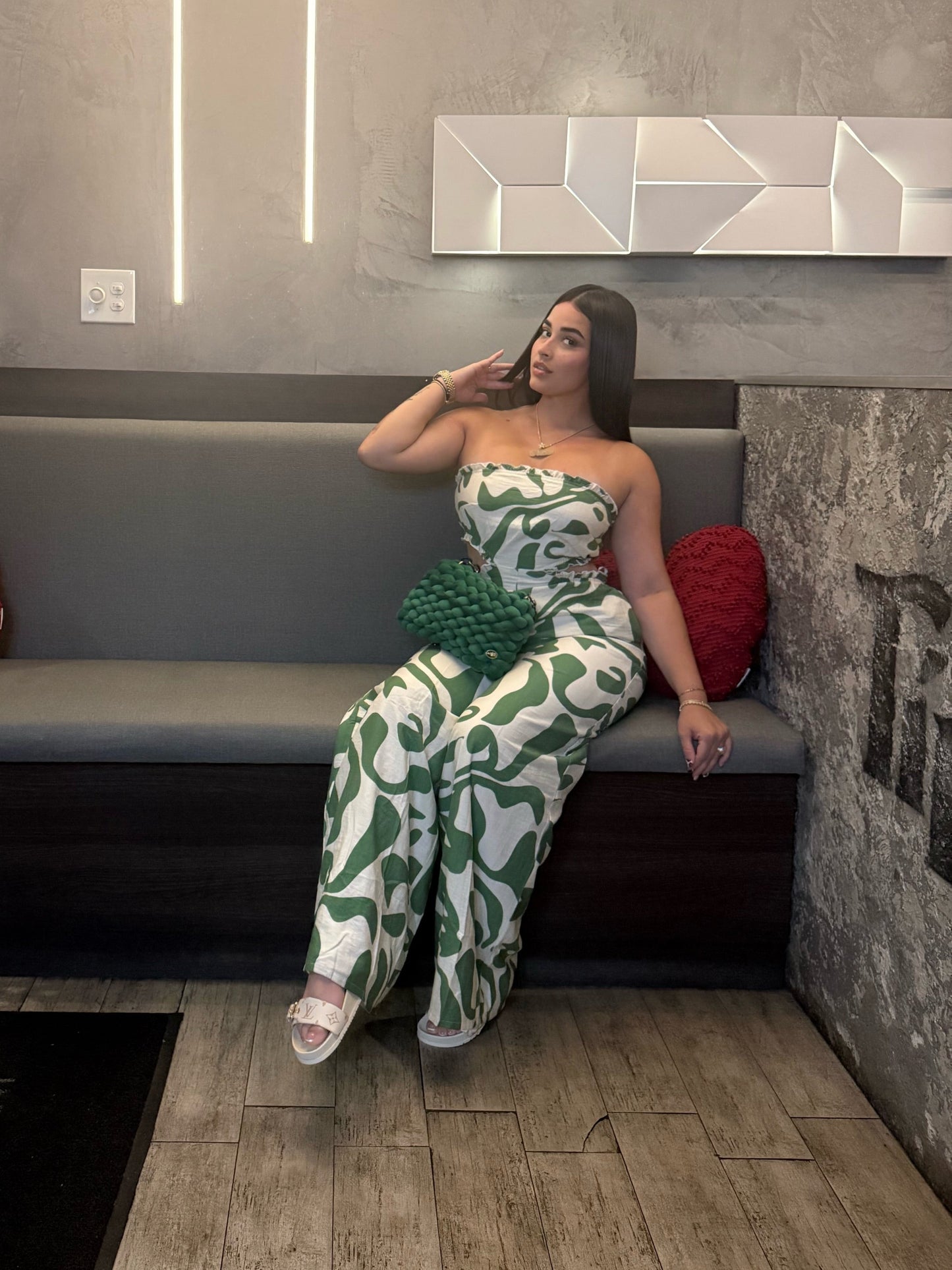 Tube Green Jumpsuit π